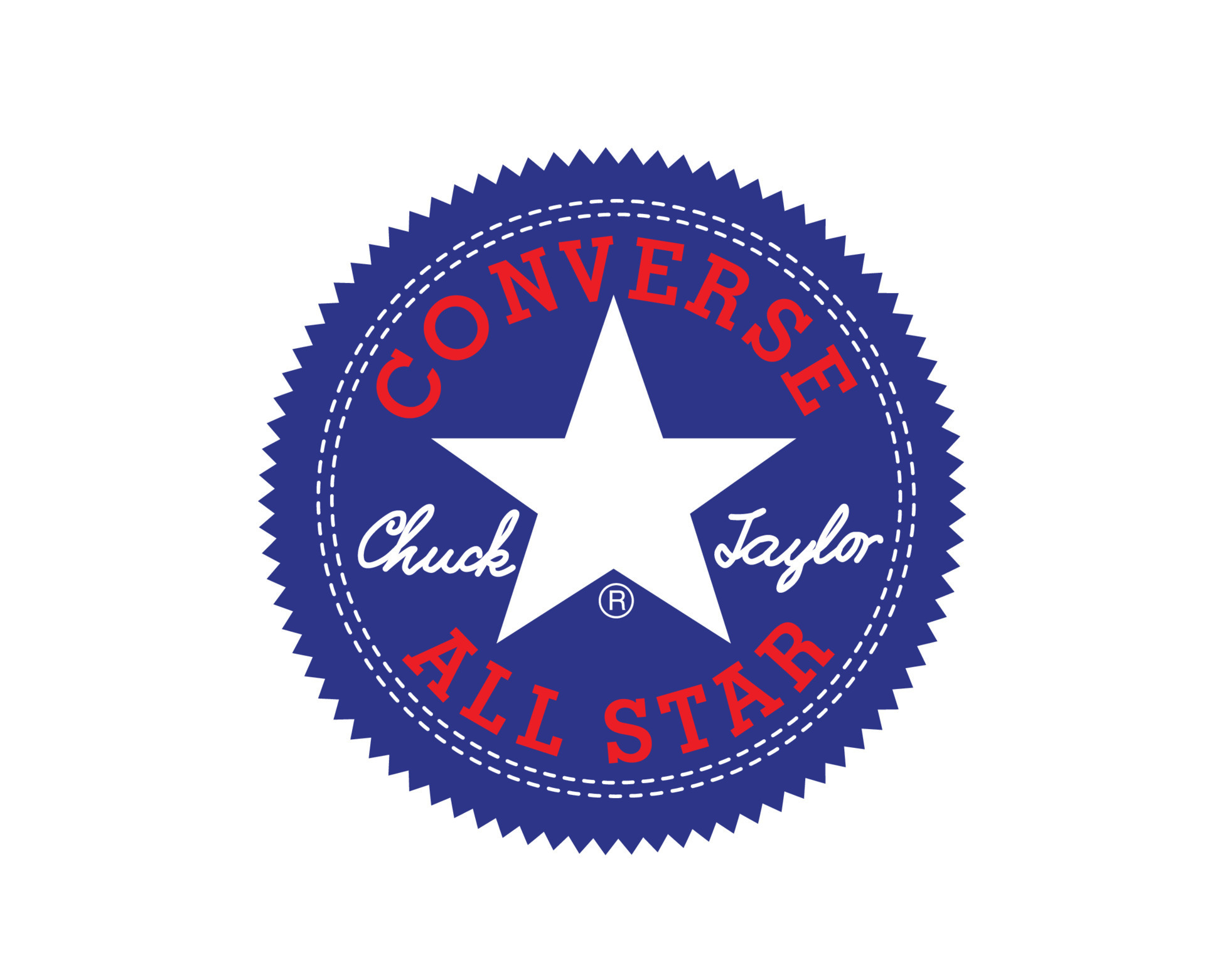 Converse All Star Brand Logo Shoes Symbol Design Vector Illustration ...