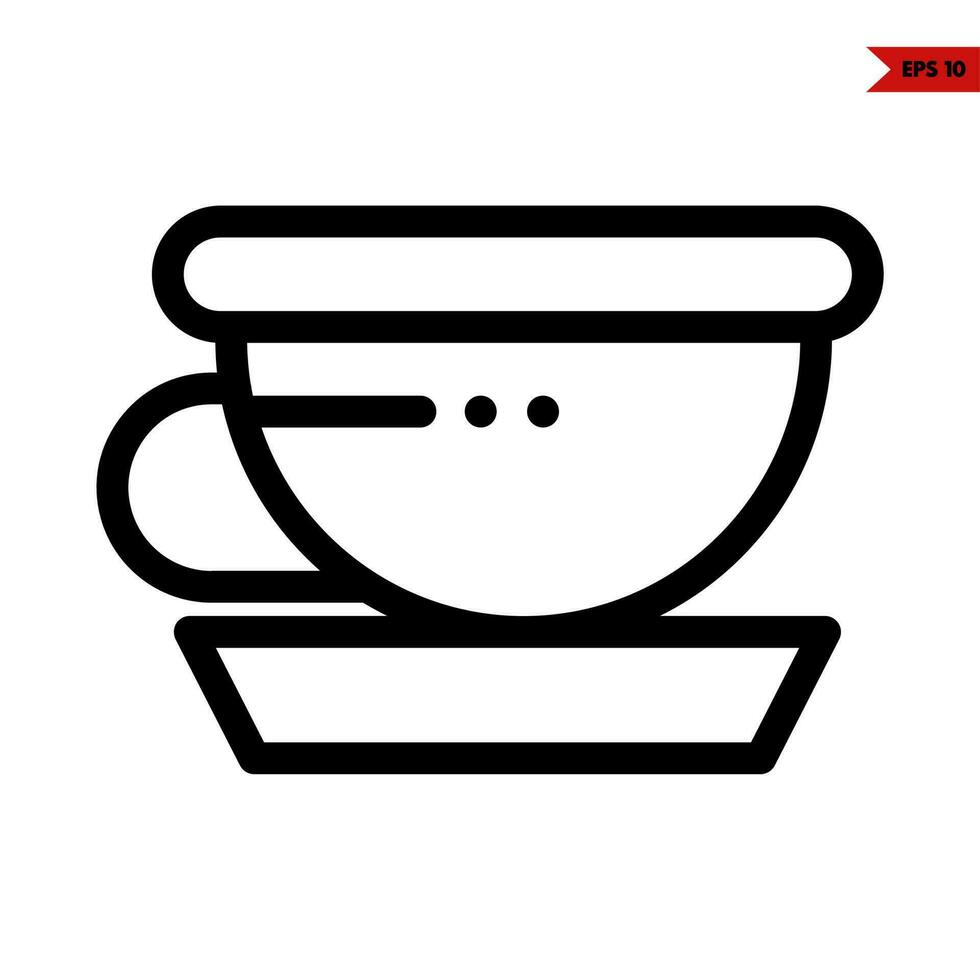 glass drink  line icon vector