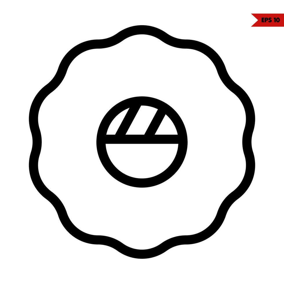 food line icon vector