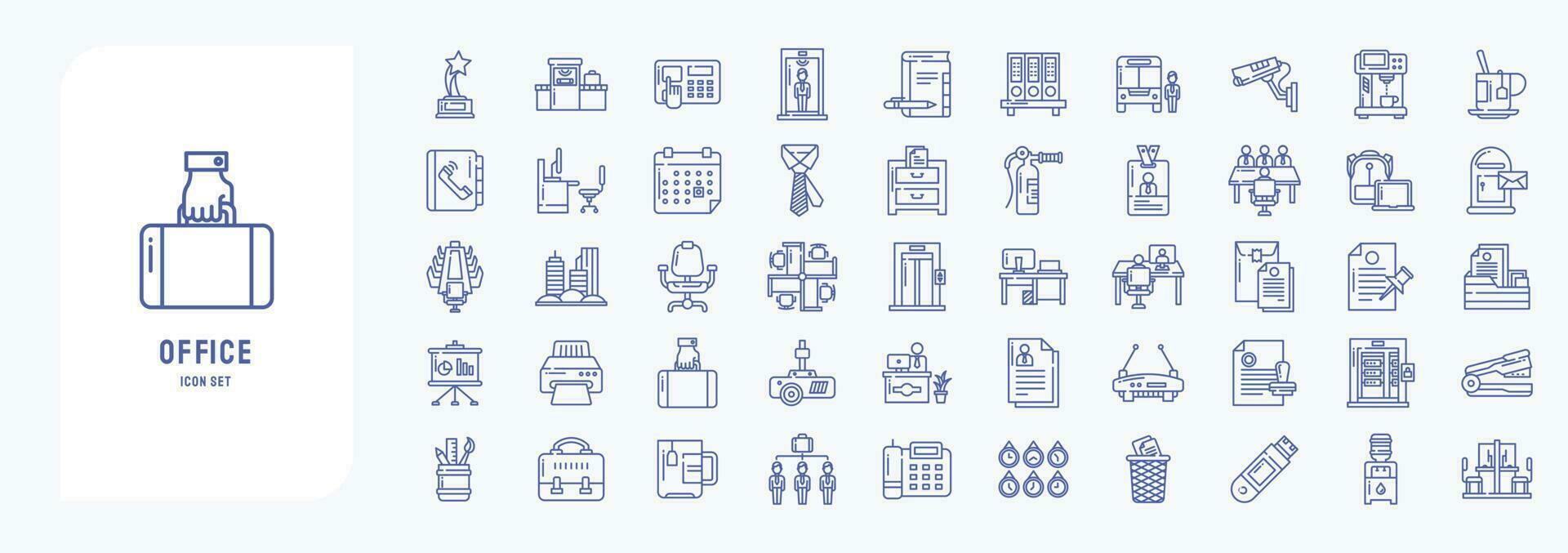 Office, including icon set.  icons like Tea, Team, Telephone, Time, and more vector
