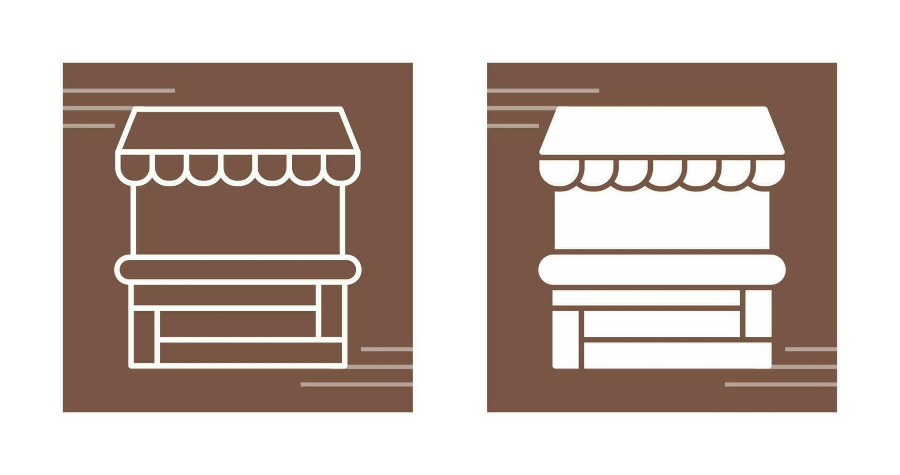 Food Stand Vector Icon