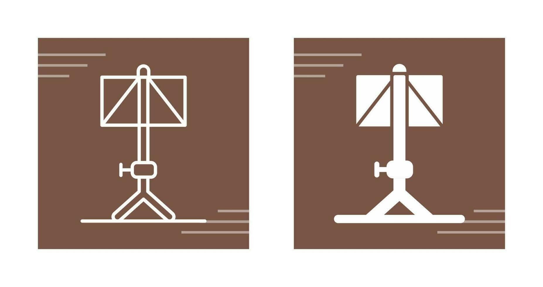 Music Stand Vector Icon