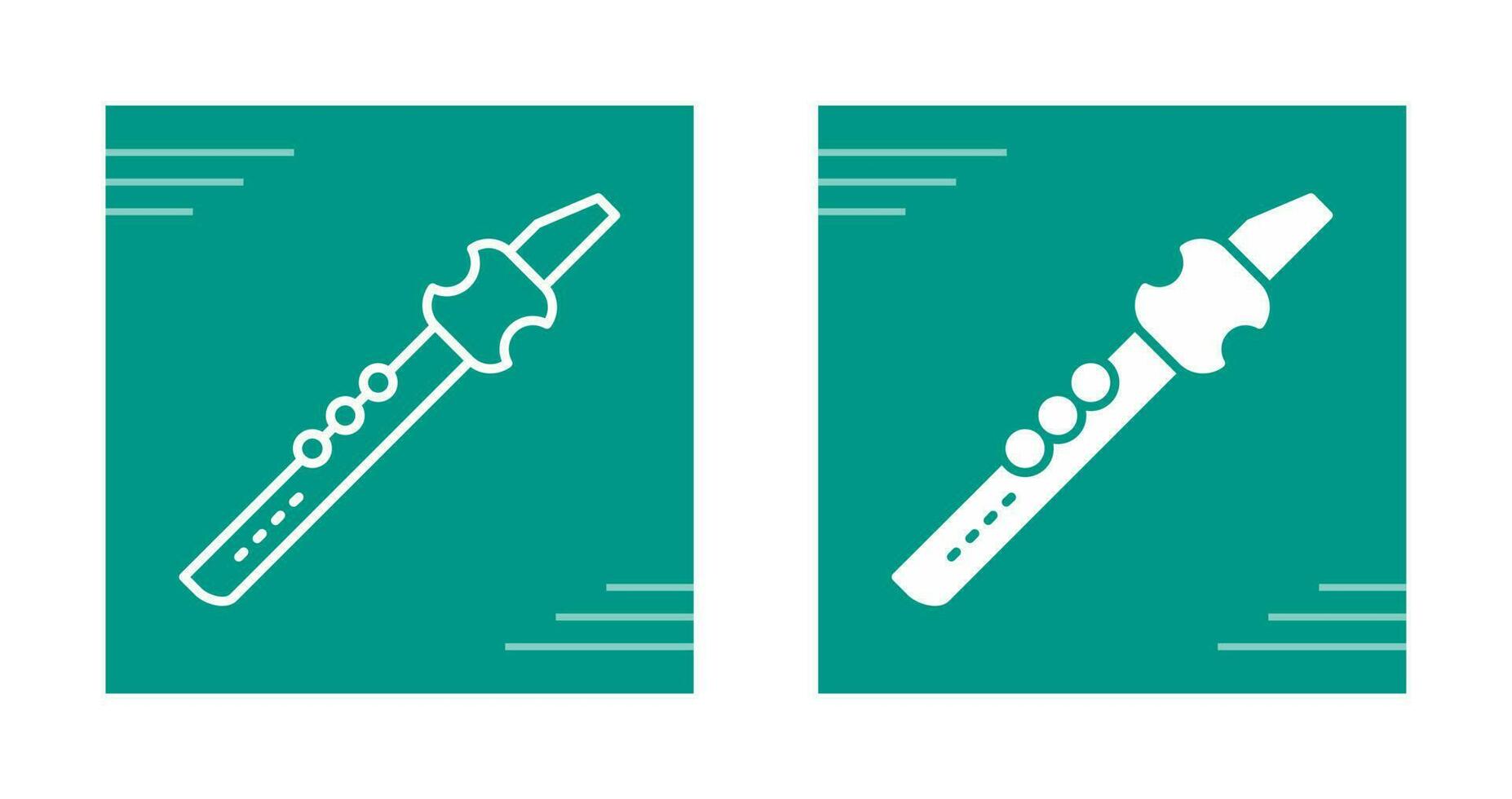 Flute Vector Icon