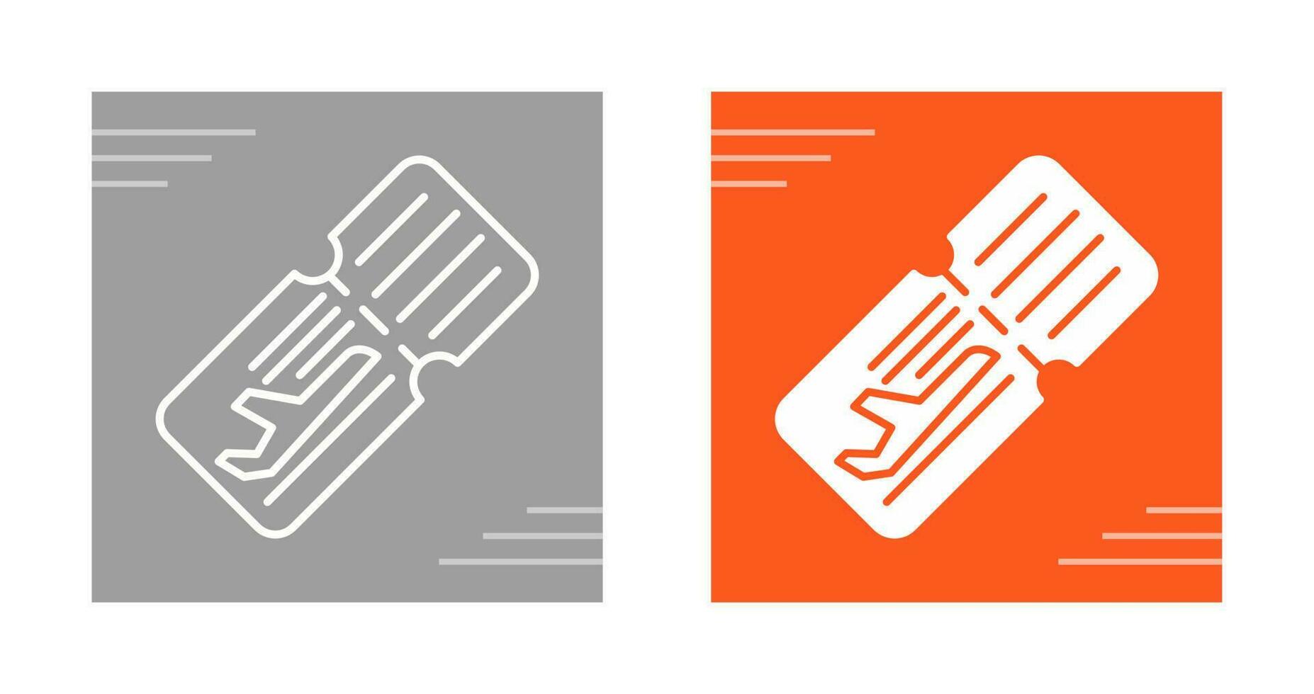 Plane Ticket Vector Icon