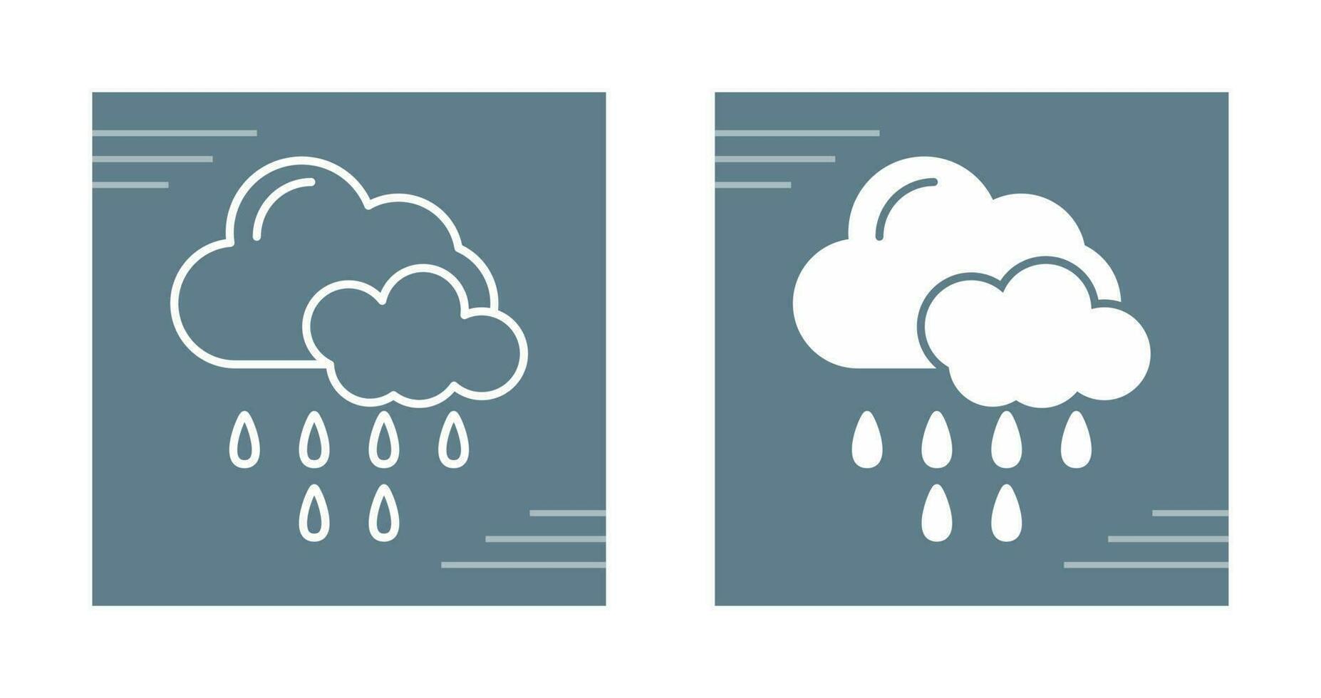 Rain Vector Icon