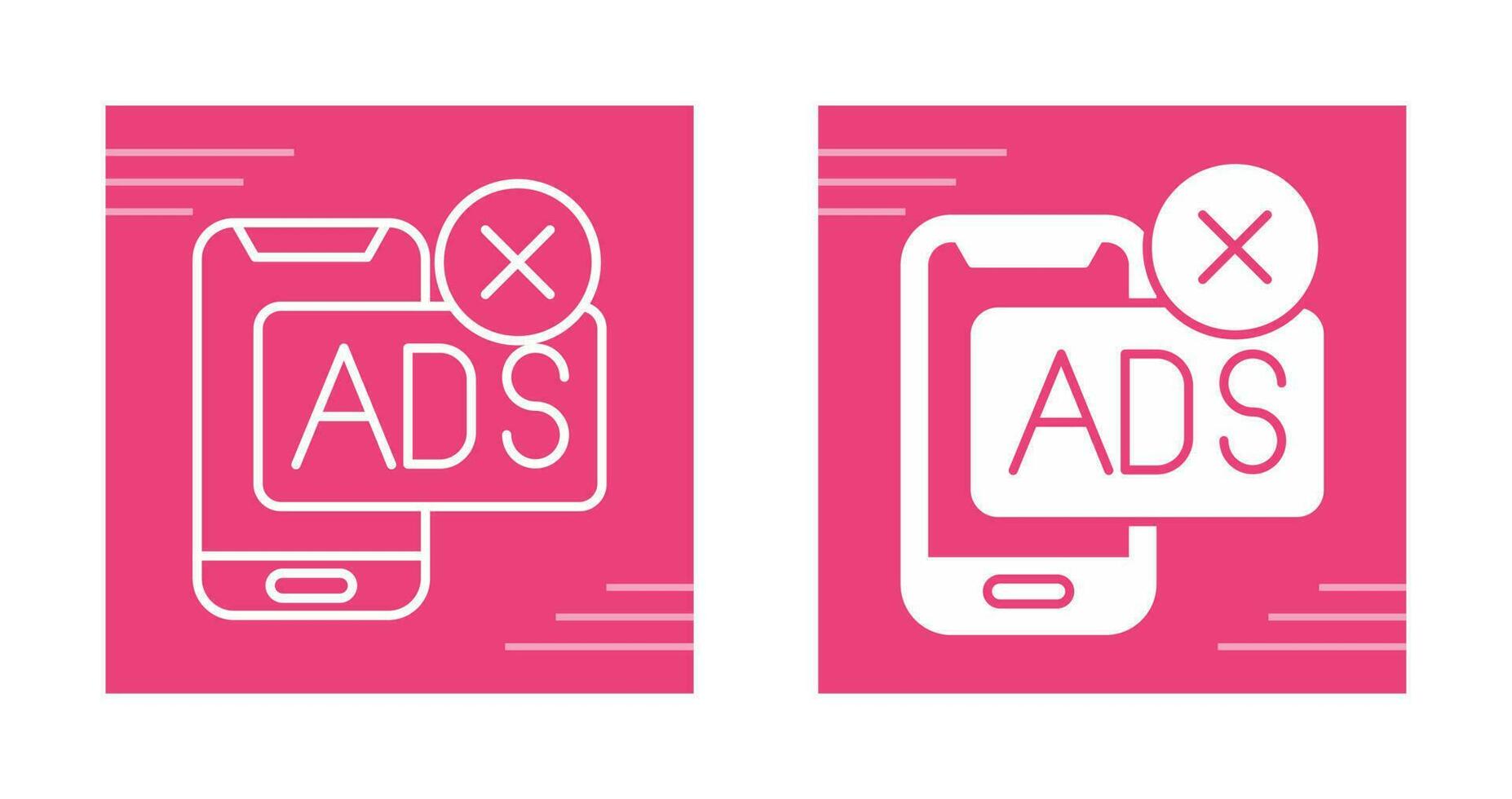 AD Block Vector Icon