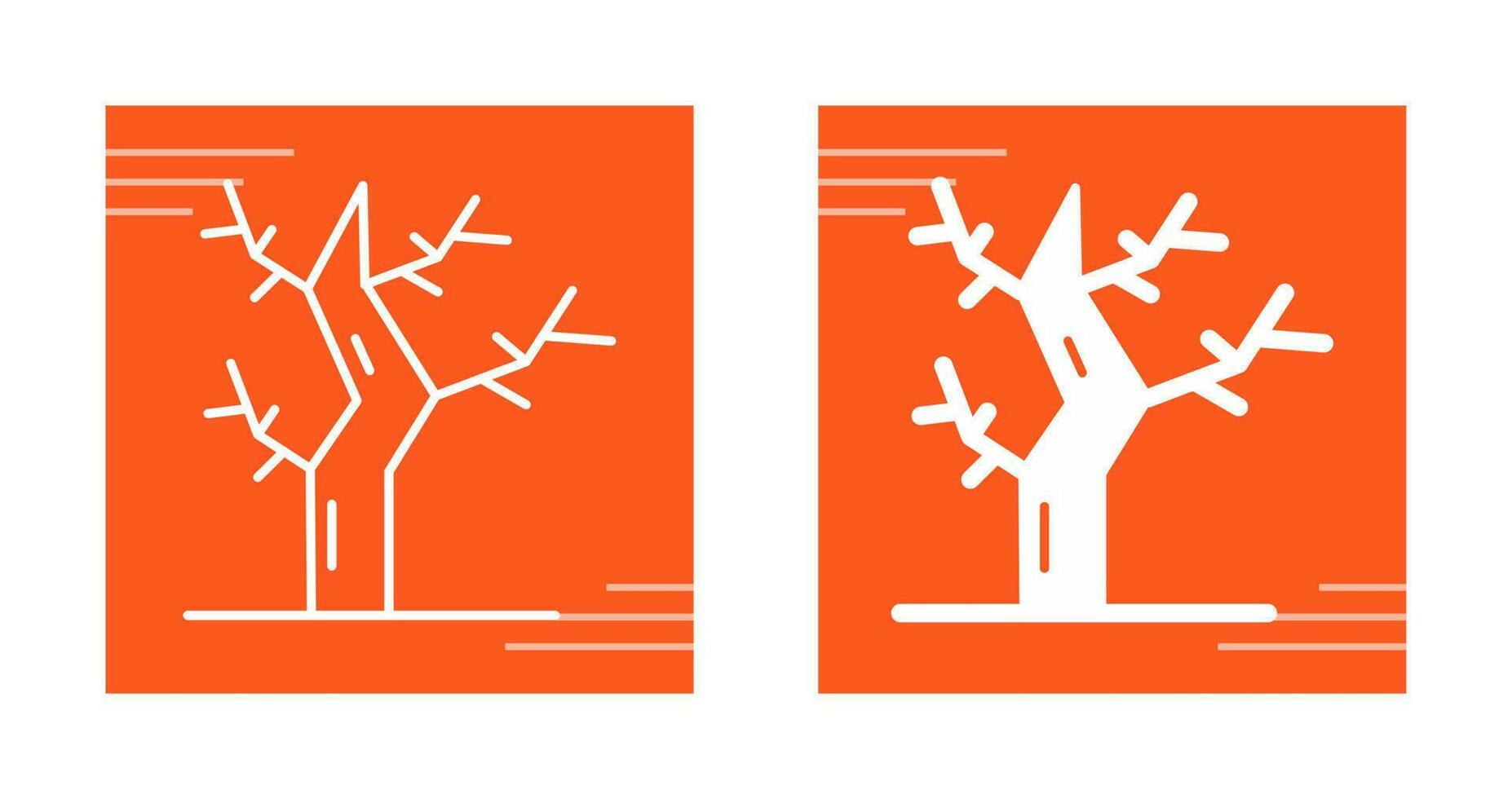 Dry Tree Vector Icon