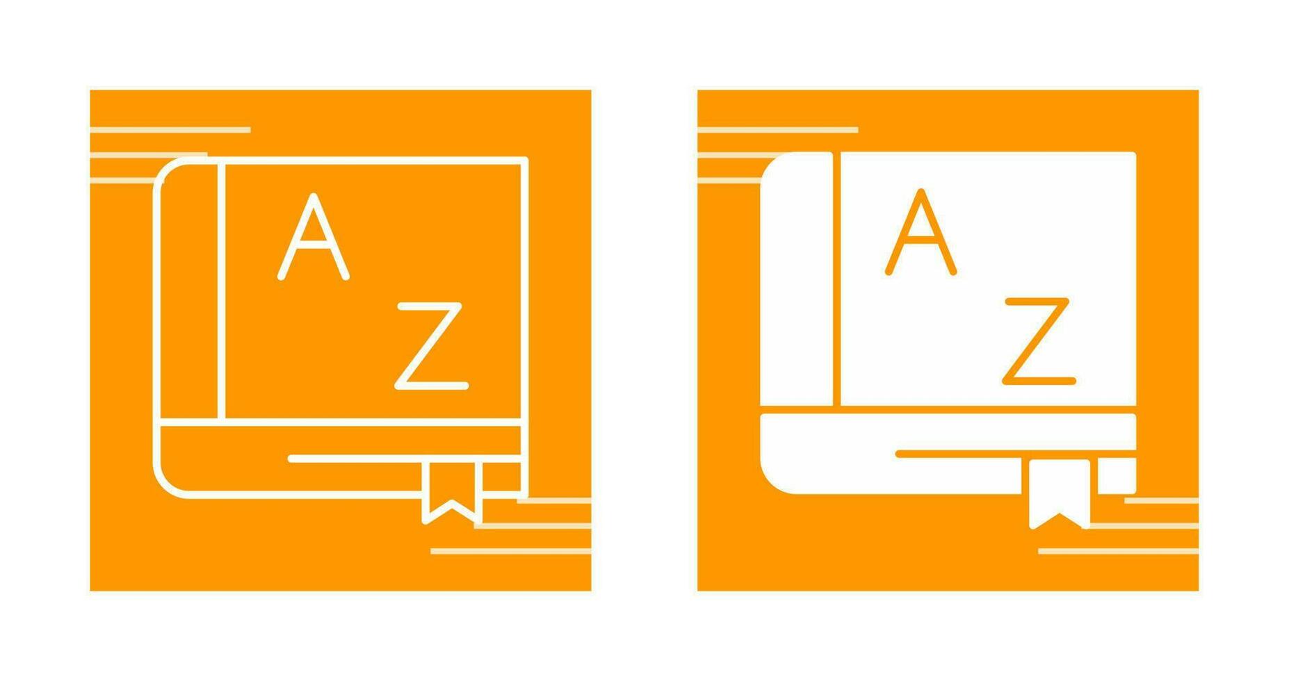 Dictionary Vector Icon