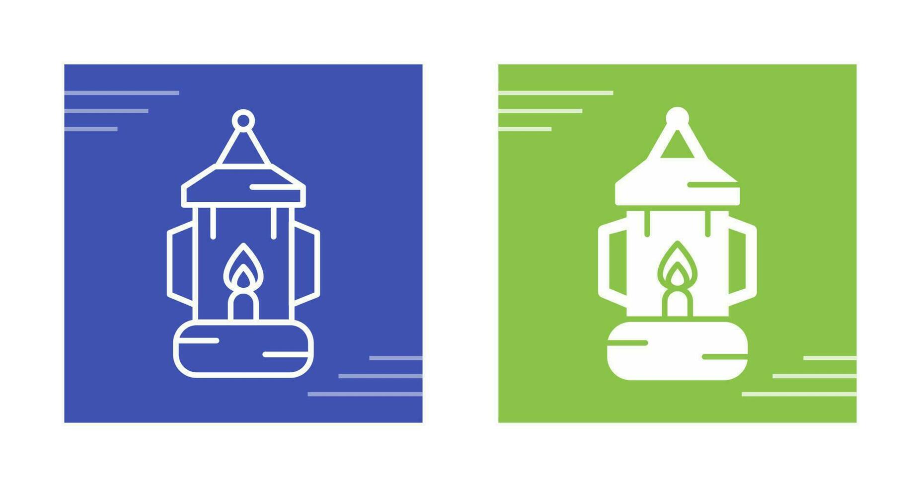 Oil Lamp Vector Icon