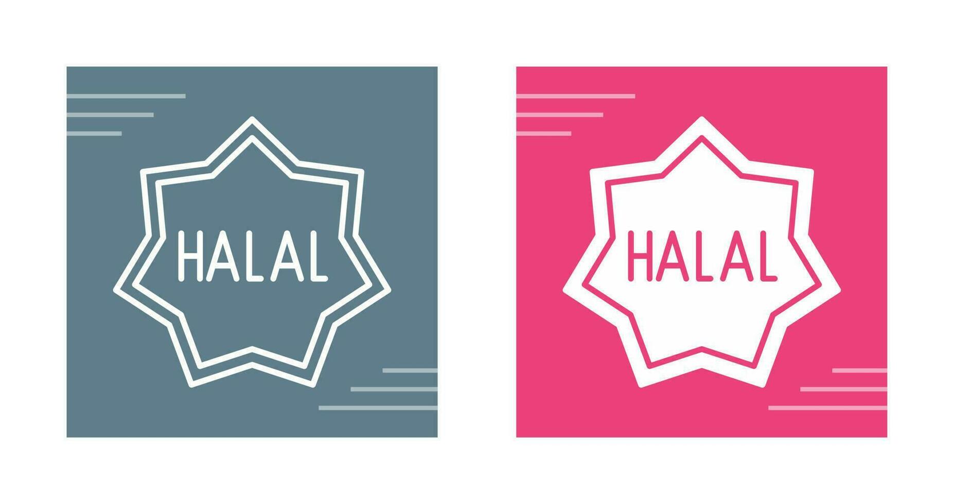 Halal Vector Icon