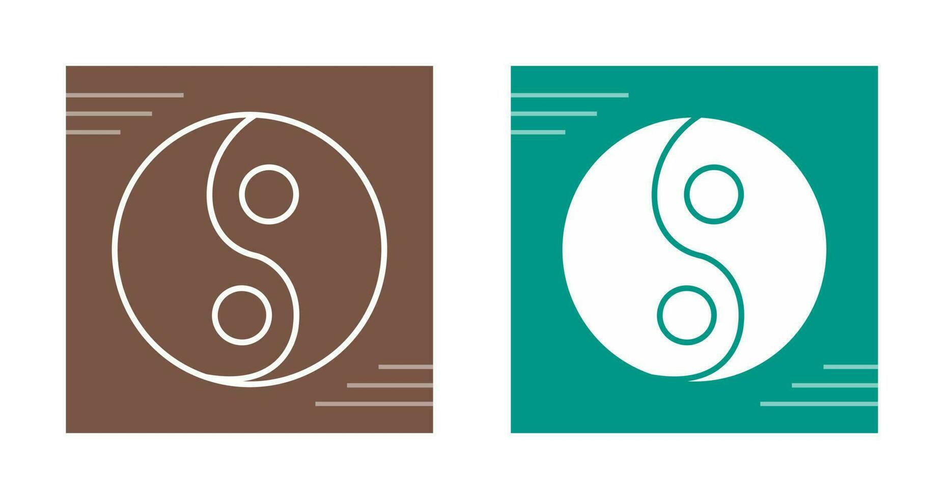 Yin Yang Vector Icon