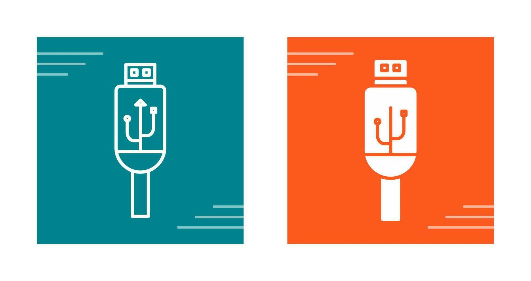 Usb Cable Vector Icon