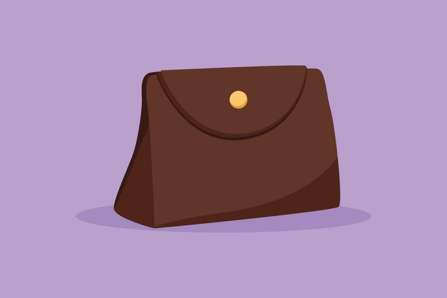 Cartoon flat style drawing woman handbags collection of fashionable items logotype symbol. Bags with zippers, pockets, handles and adjustable shoulder straps lace. Graphic design vector illustration