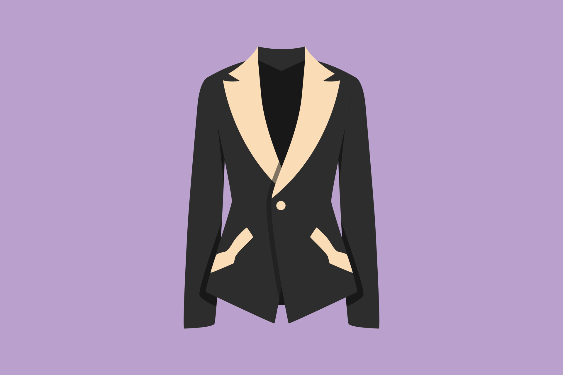 Graphic Flat Design Drawing Stylized Female Blazer Logotype Women graphic-flat-design-drawing-stylized-female-blazer-logotype-women
