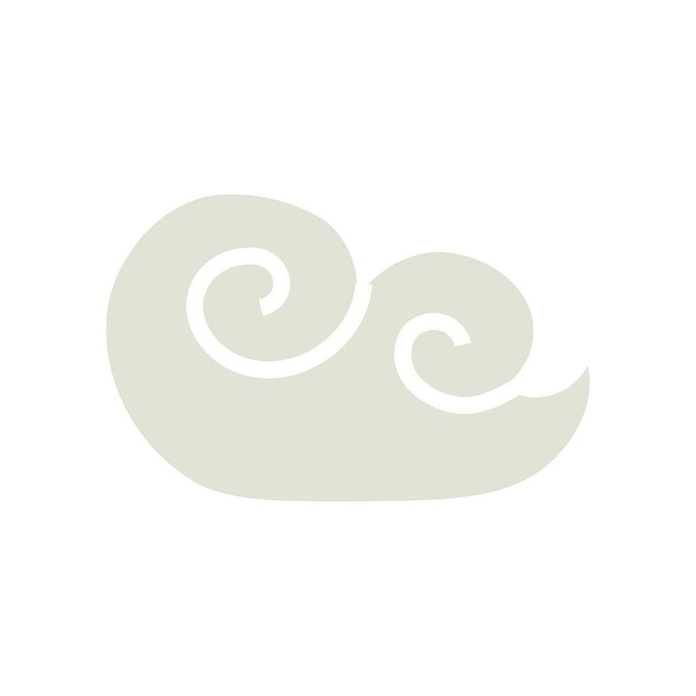 cloud in flat trendy style. simple shapes, vector illustration. concept icons for weather conditions