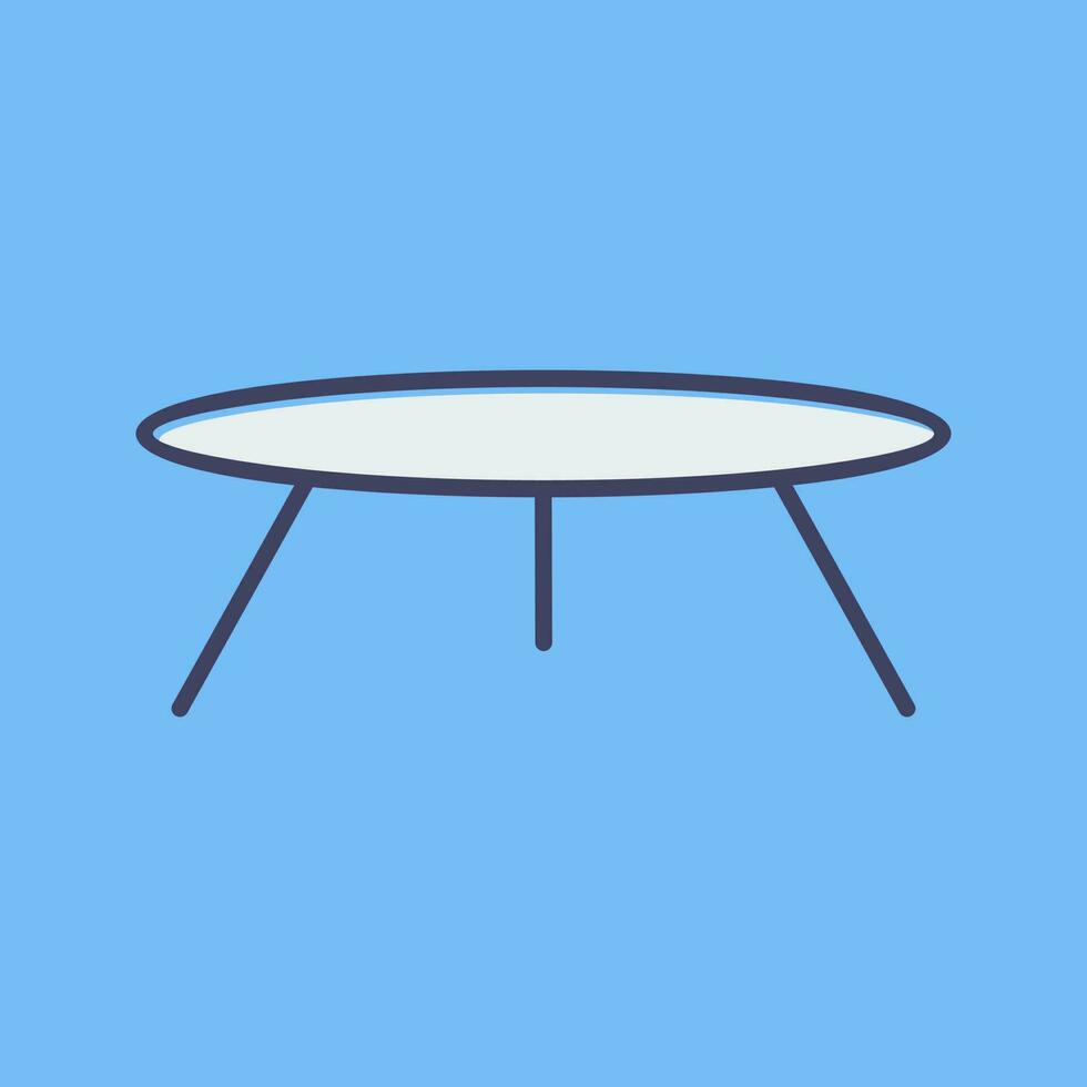 Small Table Vector Icon