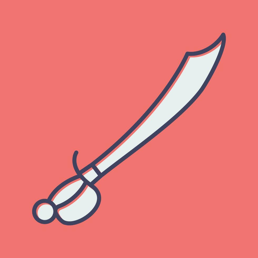 Pirate Sword Vector Icon