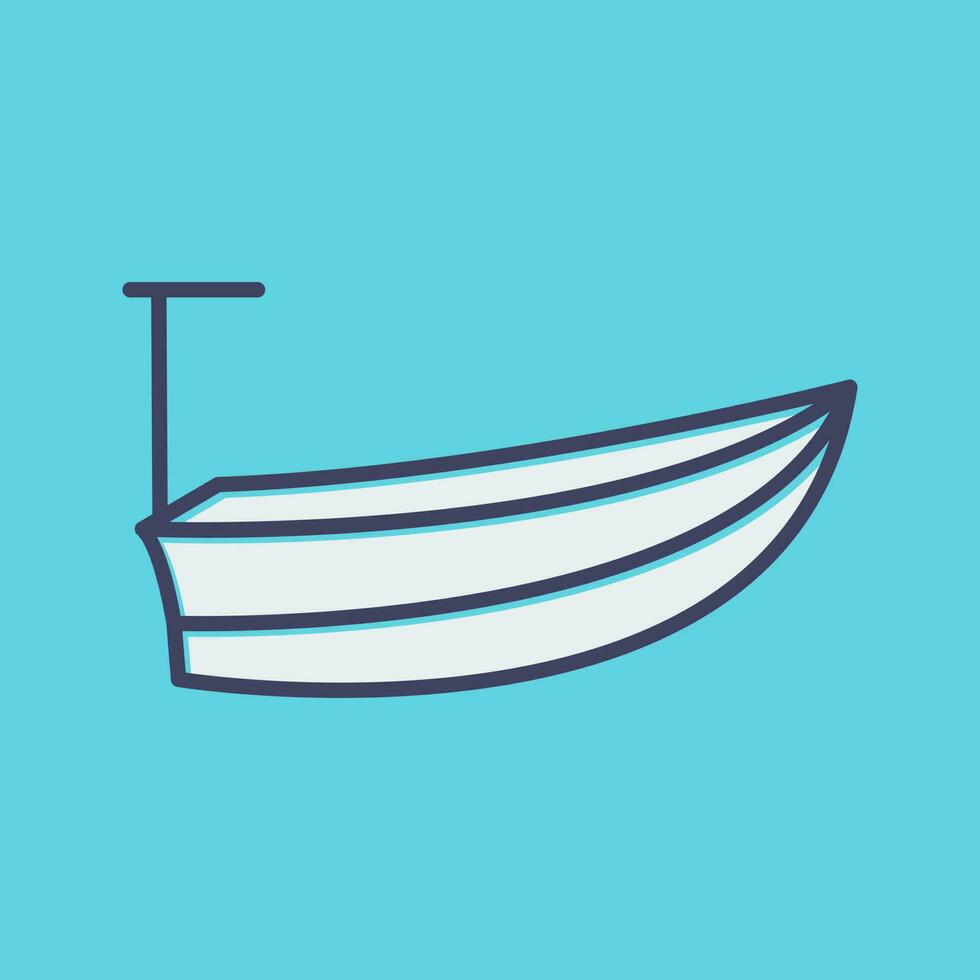 Small Boat Vector Icon