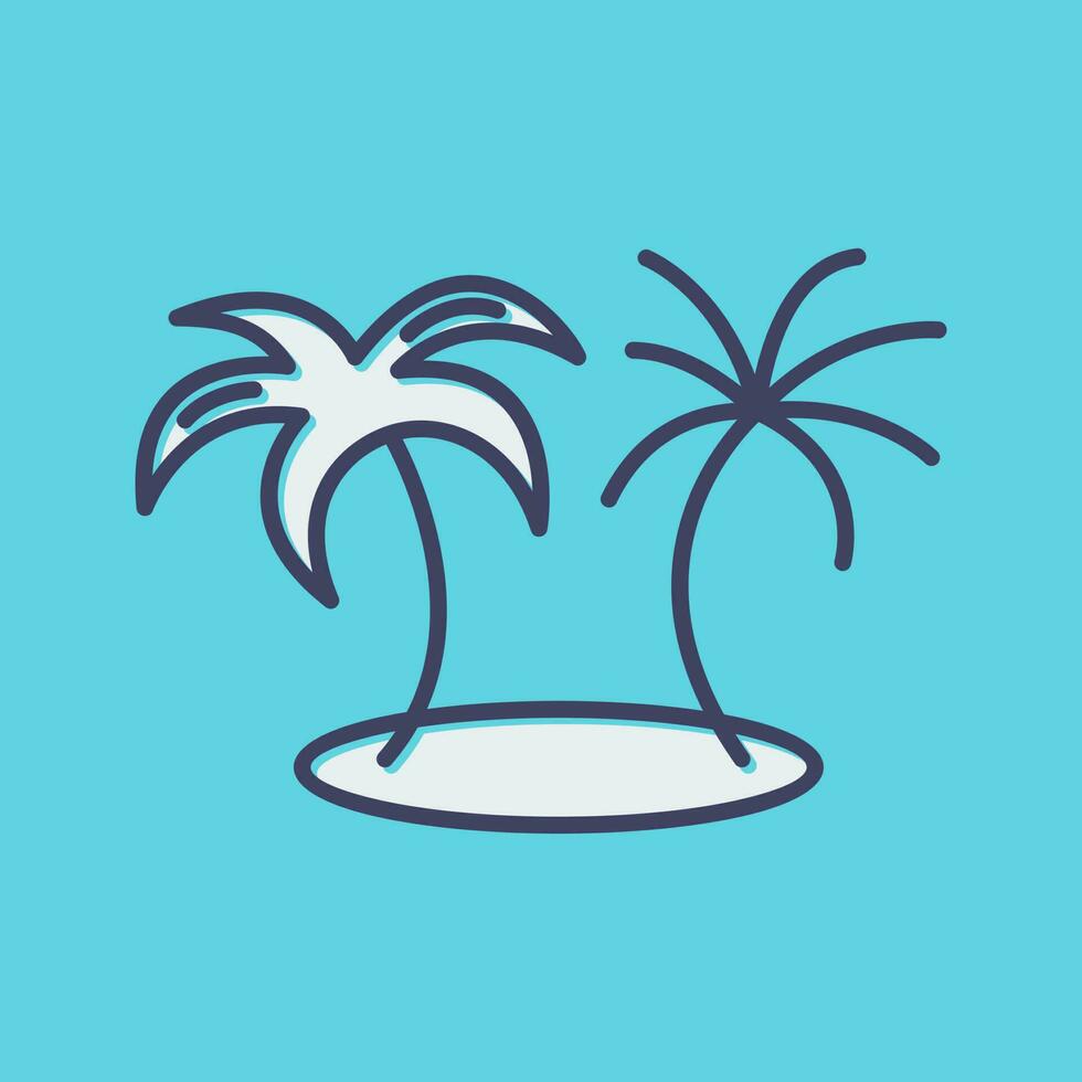 Island Vector Icon