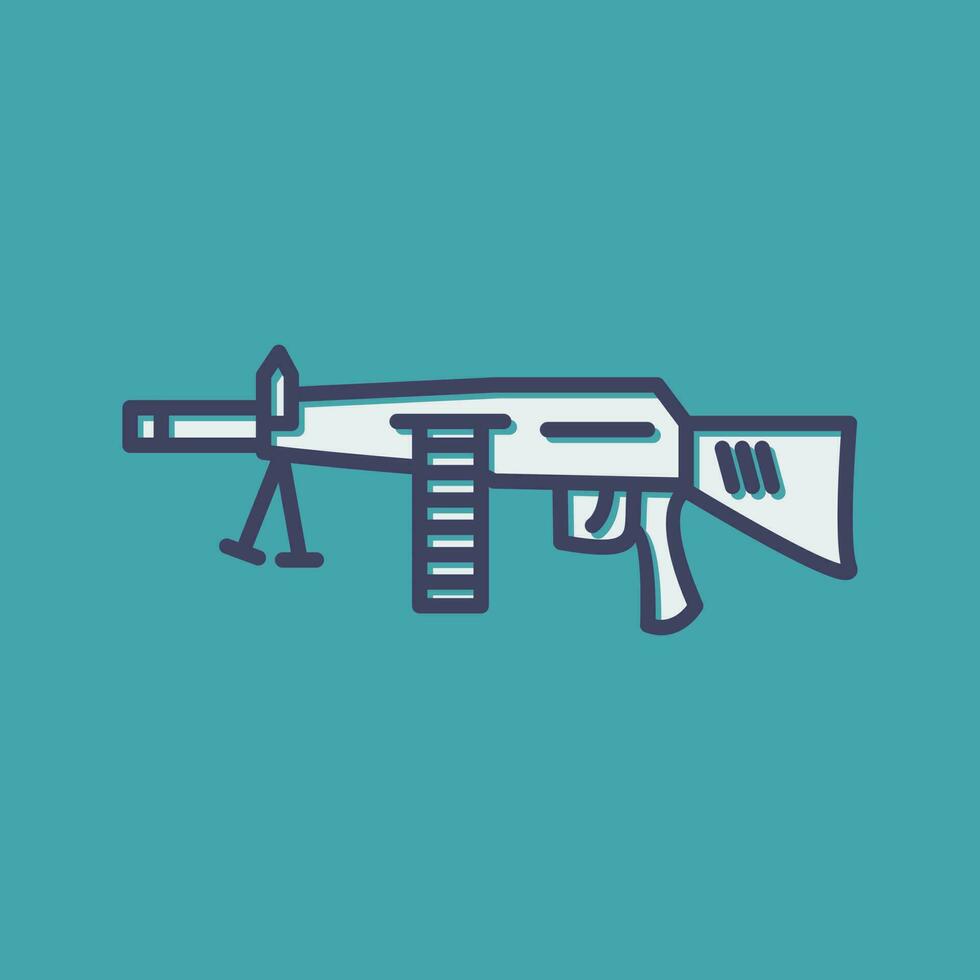 Machine Gun Vector Icon