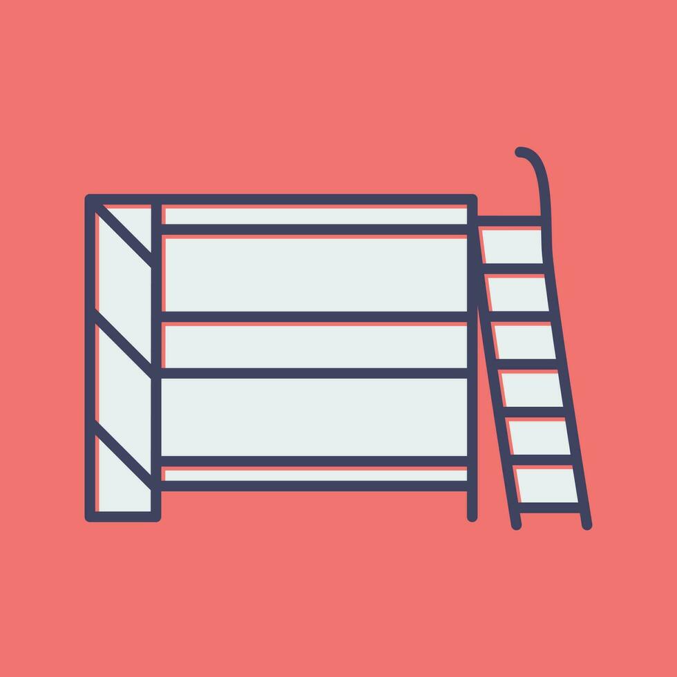 Bunk bed Vector Icon