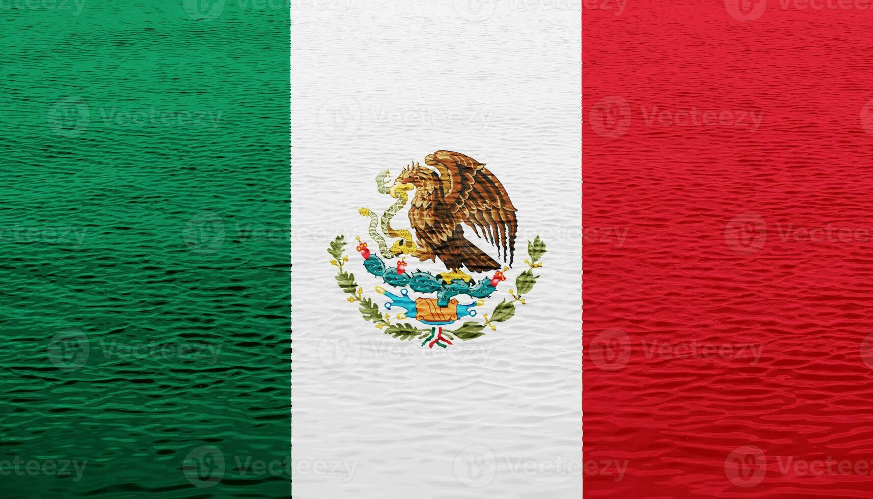 Flag of Mexico on a textured background. Concept collage. photo