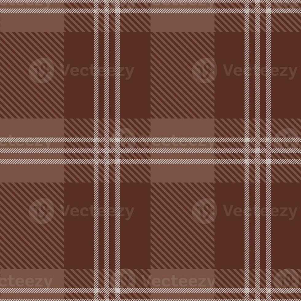 Tartan seamless pattern, brown color can be used in fashion design. Bedding, curtains, tablecloths photo