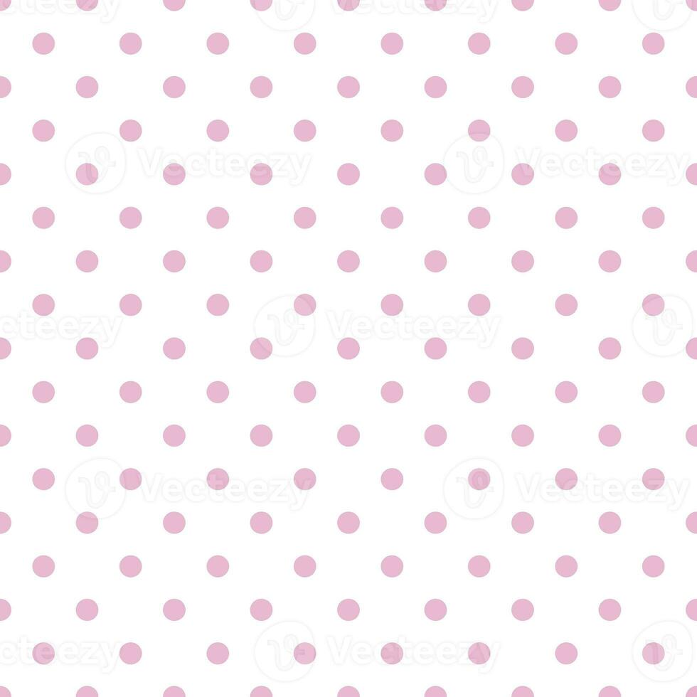 Polka dots seamless patterns, pink, white, can be used in decorative designs. fashion clothes Bedding sets, curtains, tablecloths, notebooks, gift wrapping paper photo