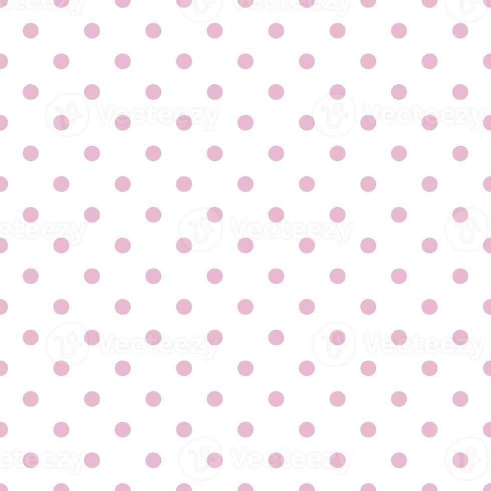 Polka dots seamless patterns, pink, white, can be used in decorative designs. fashion clothes Bedding sets, curtains, tablecloths, notebooks, gift wrapping paper photo