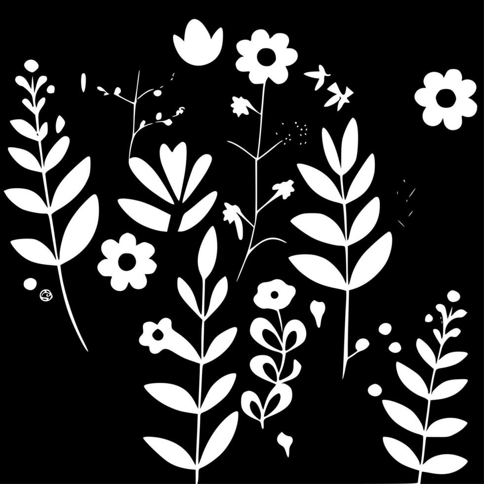 Floral Background - High Quality Vector Logo - Vector illustration ideal for T-shirt graphic
