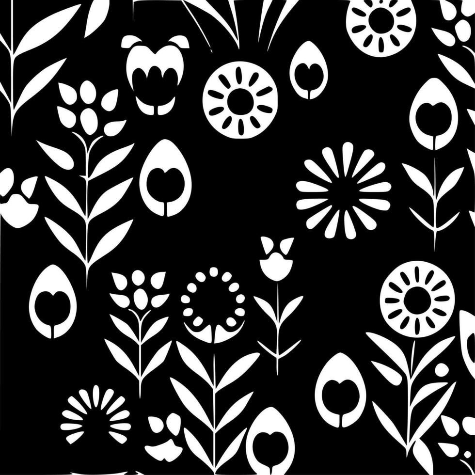 Flower Pattern - High Quality Vector Logo - Vector illustration ideal for T-shirt graphic