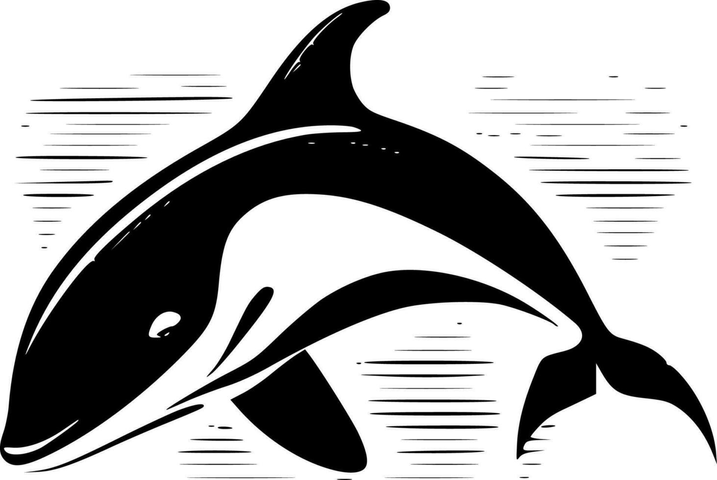 Killer Whale - High Quality Vector Logo - Vector illustration ideal for T-shirt graphic