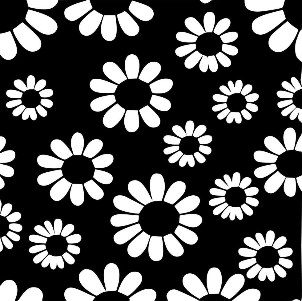 Flower Pattern - High Quality Vector Logo - Vector illustration ideal for T-shirt graphic