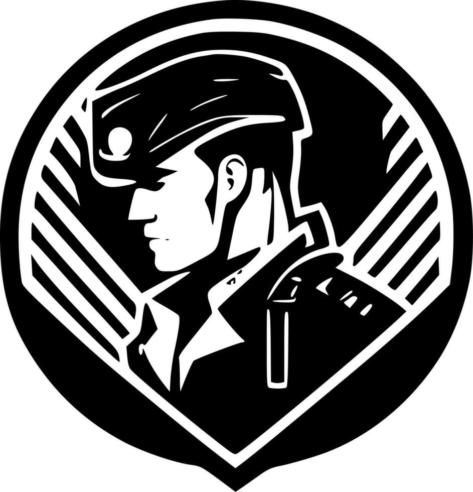 Military - High Quality Vector Logo - Vector illustration ideal for T-shirt graphic