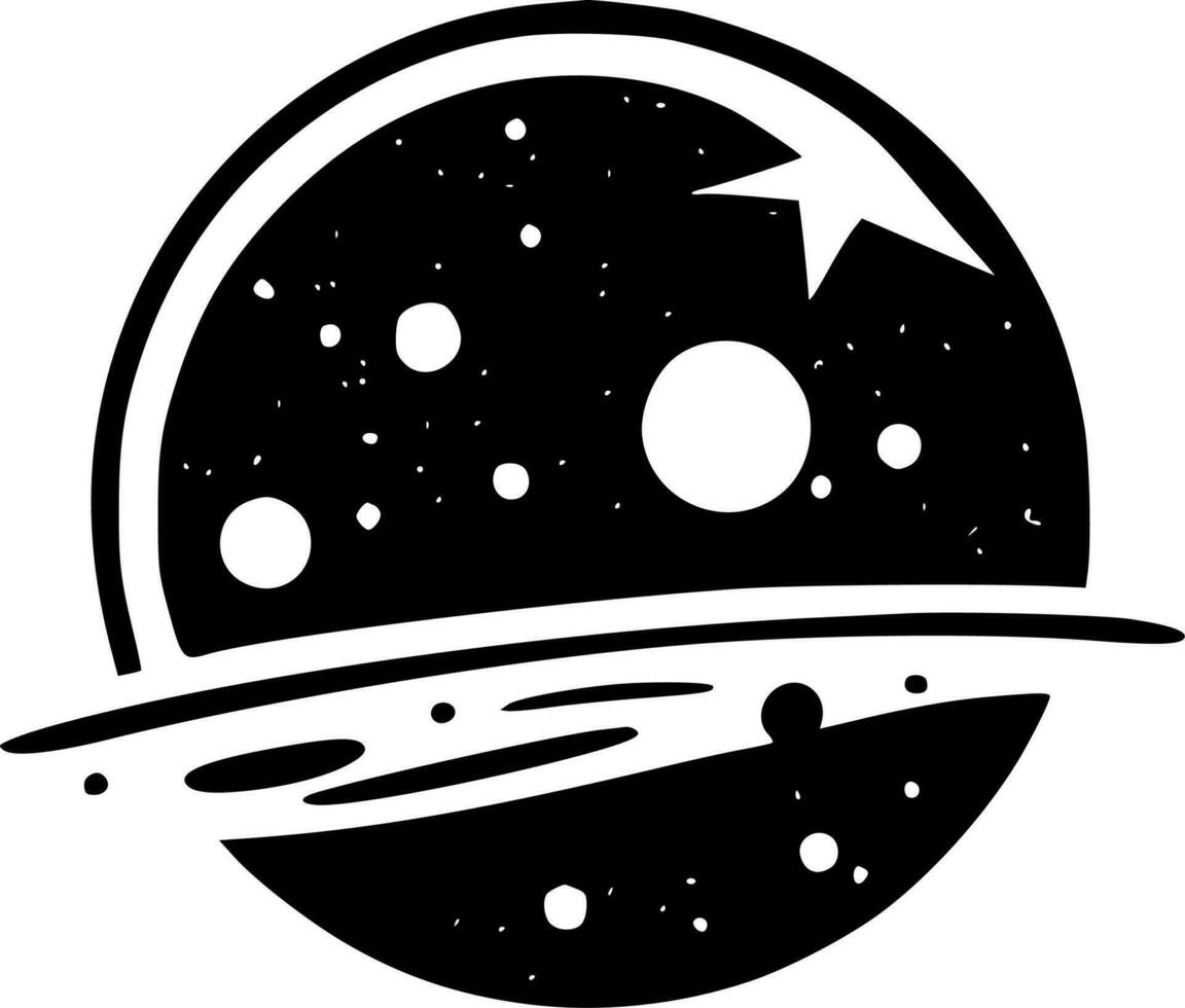 Celestial, Minimalist and Simple Silhouette - Vector illustration
