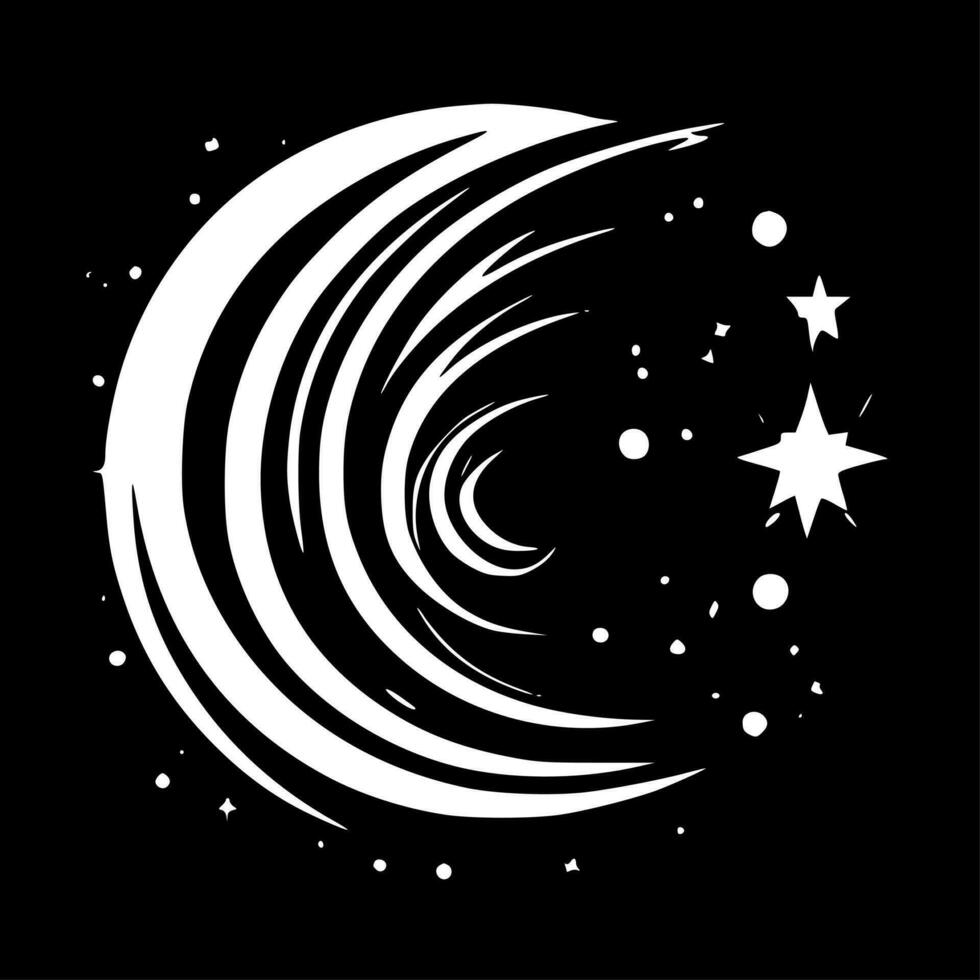 celestial, minimalista y sencillo silueta - vector ilustración