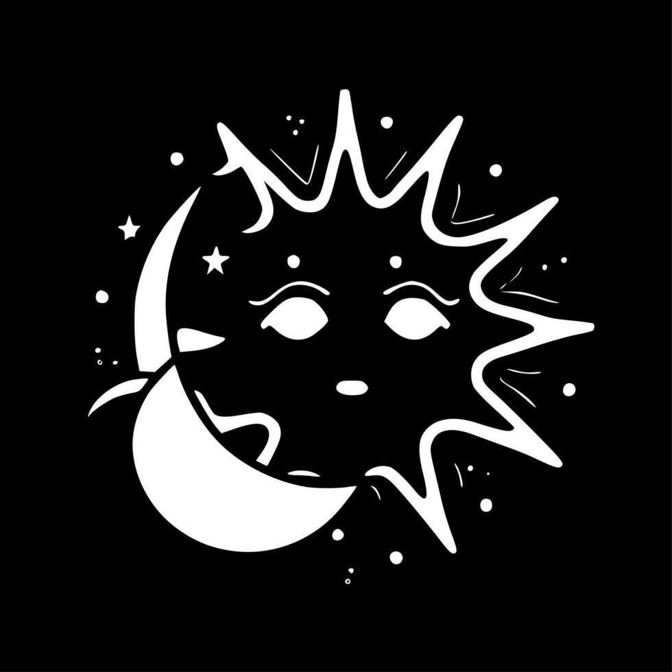 Celestial - Minimalist and Flat Logo - Vector illustration