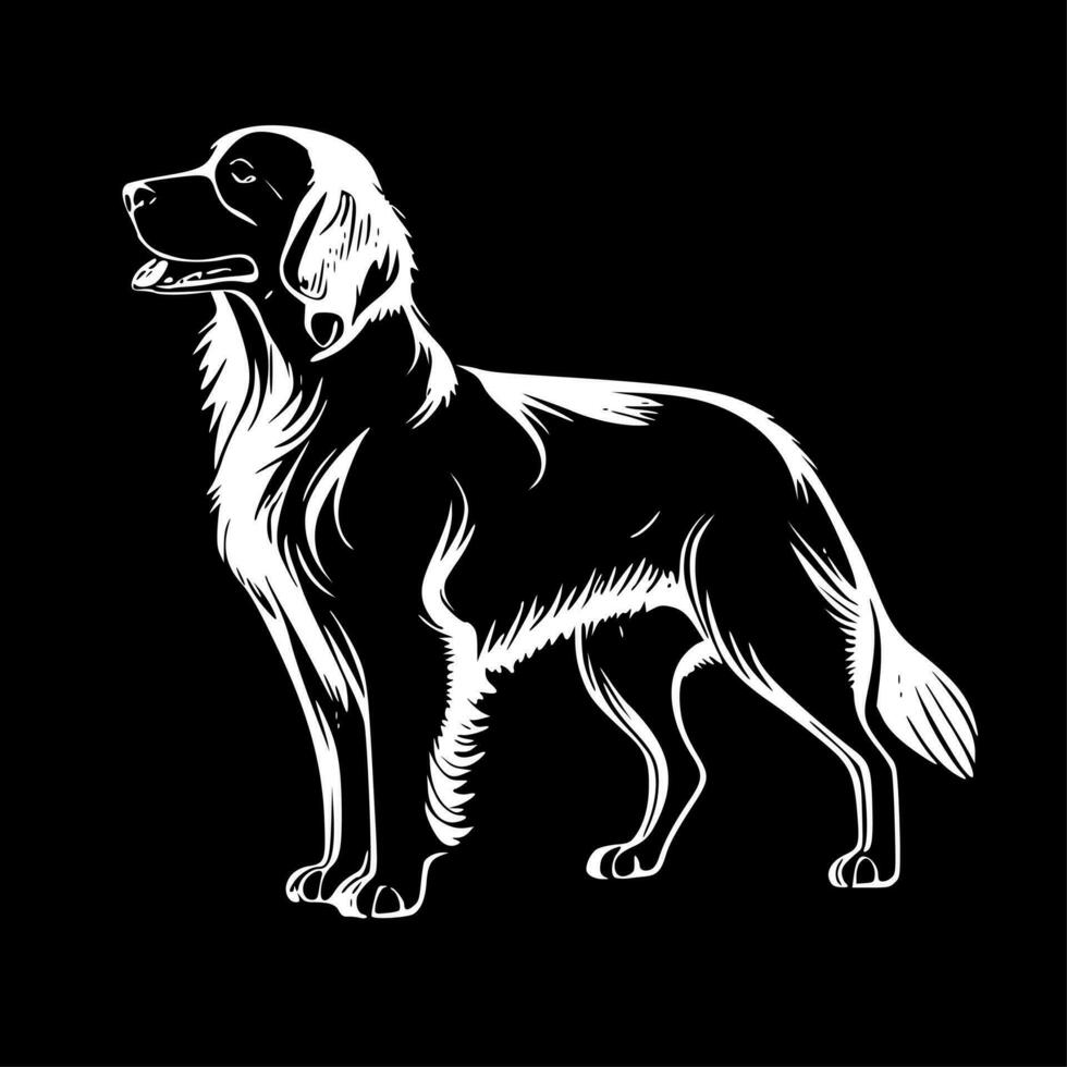 Golden Retriever - High Quality Vector Logo - Vector illustration ideal for T-shirt graphic