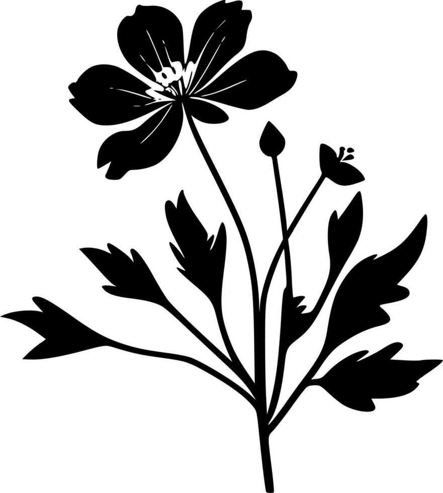 Birth Flower - High Quality Vector Logo - Vector illustration ideal for T-shirt graphic