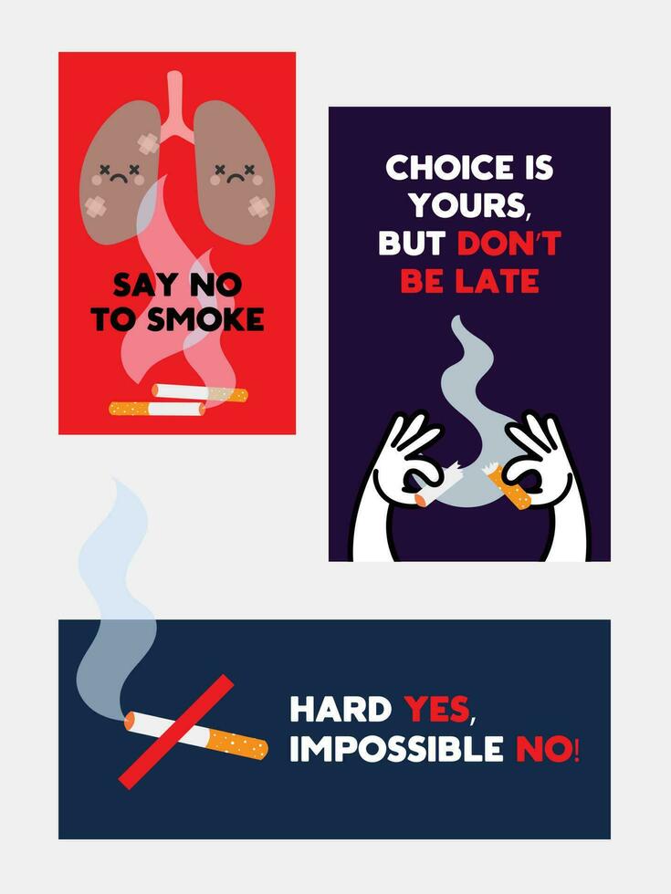 world no tobacco day, no smoking, quit smoking, stop smoking, danger of smoking  flat vector