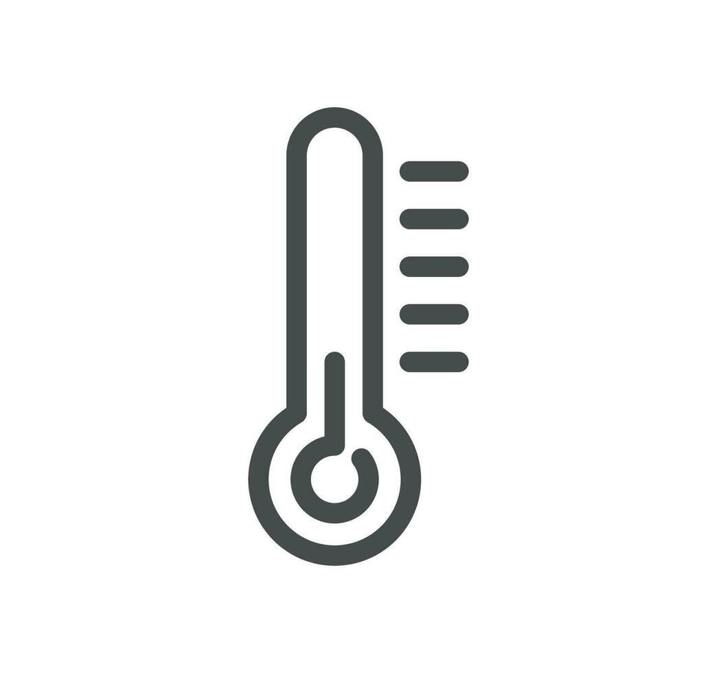 House heating related icon outline and linear vector. vector
