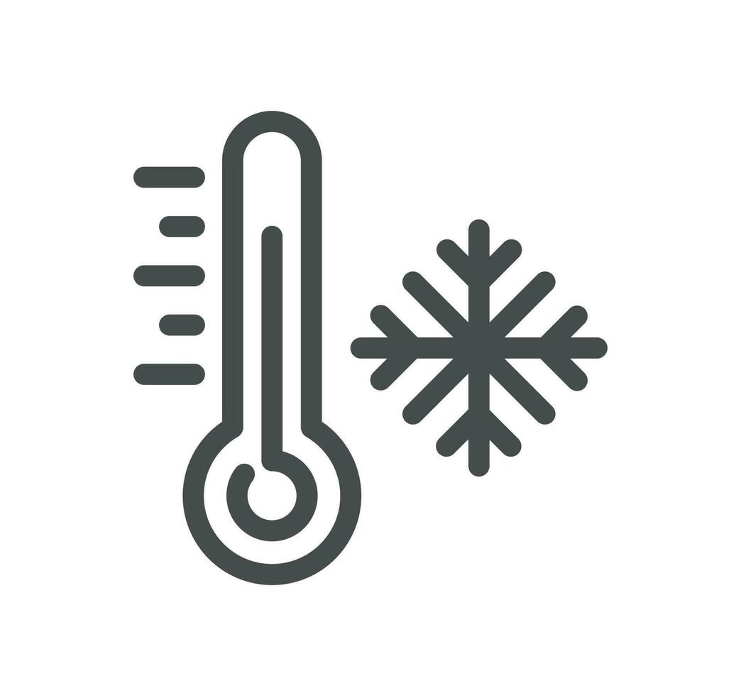 House heating related icon outline and linear vector. vector