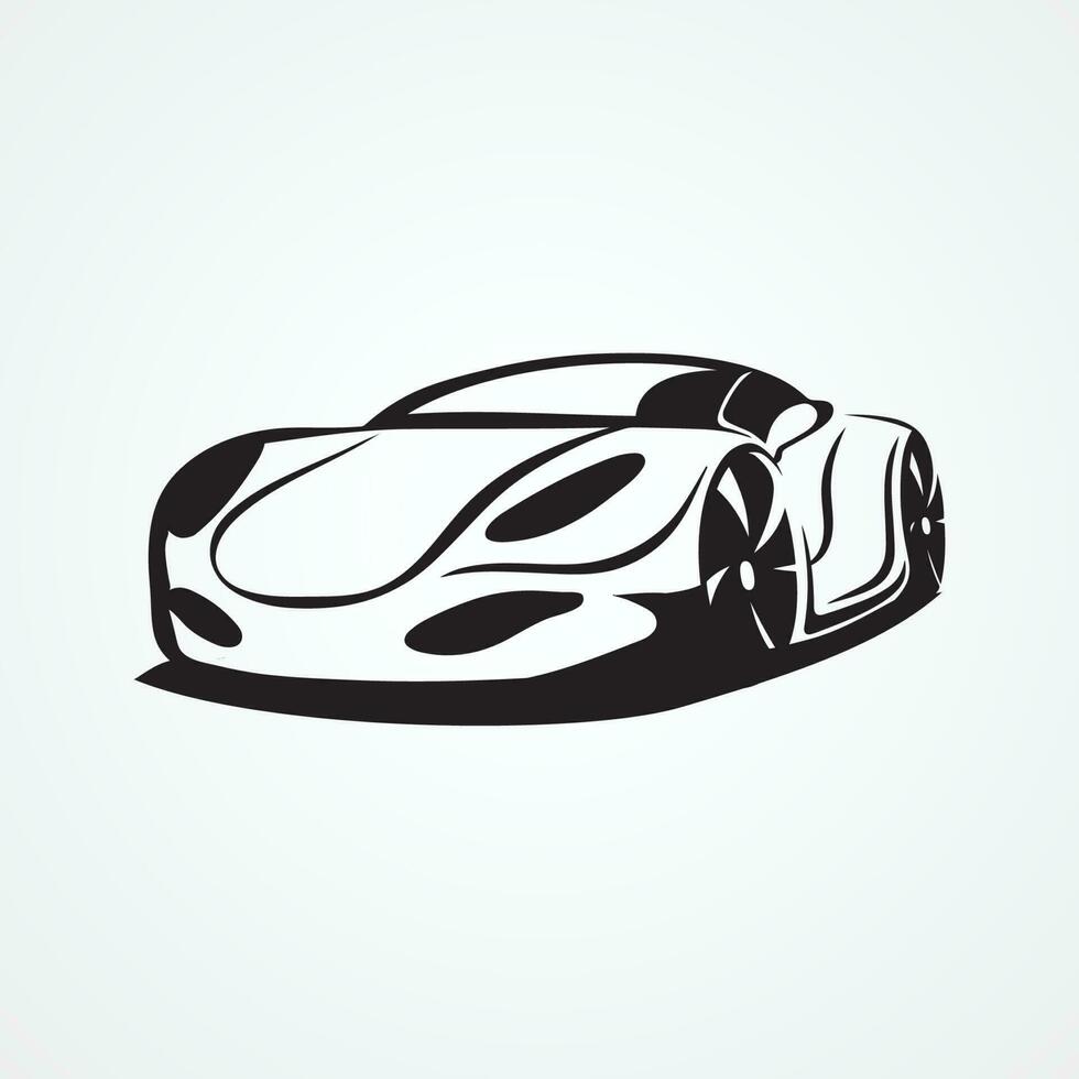 Sports Car Vector Sports Car Silhouette