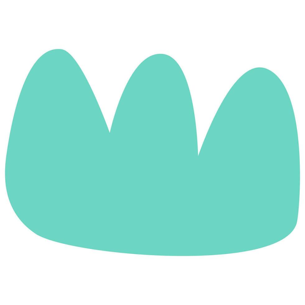 Hand Drawn Organic Shape vector