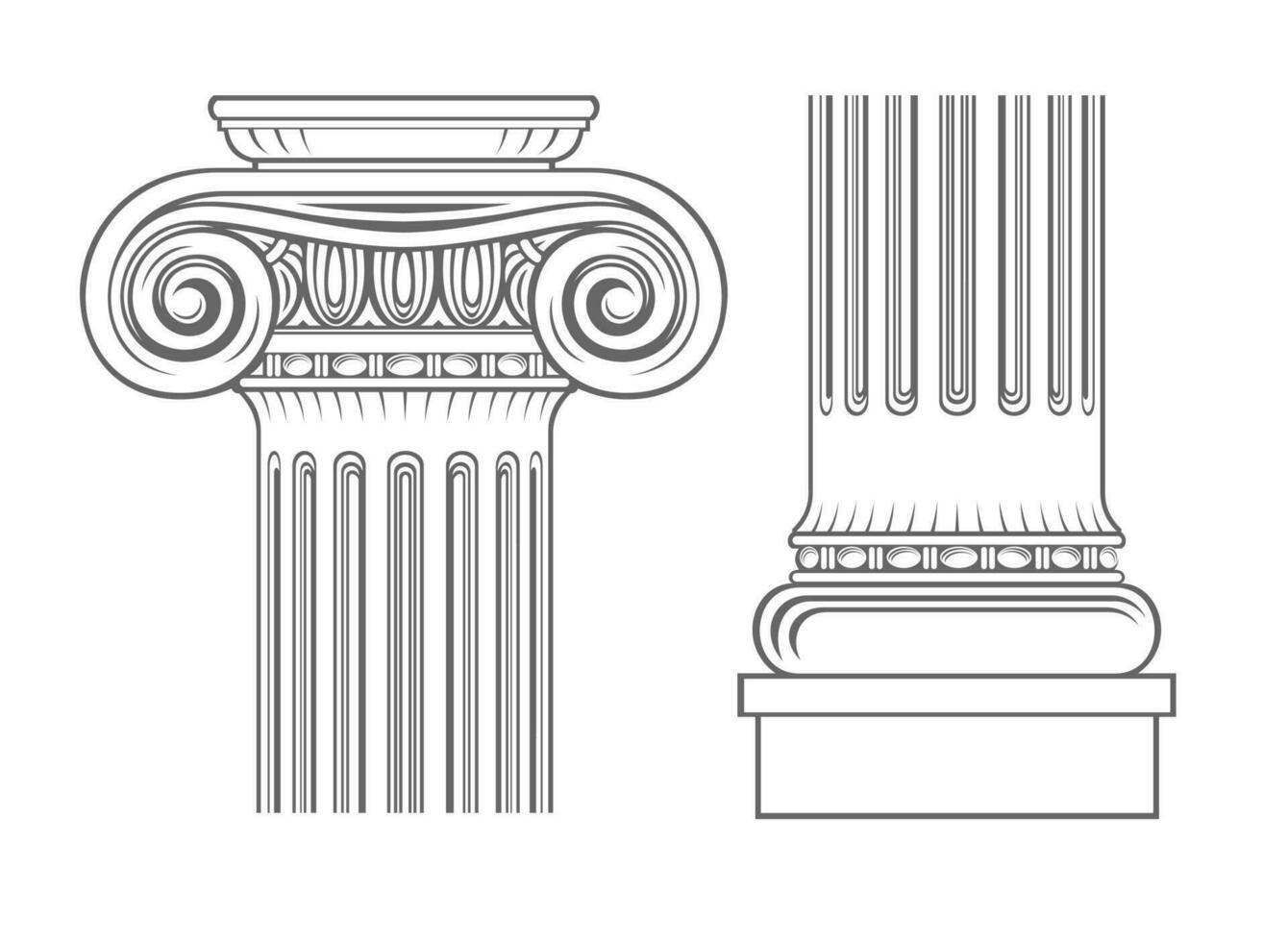 clásico gráfico plantillas para impresión o iconos, logotipos vector