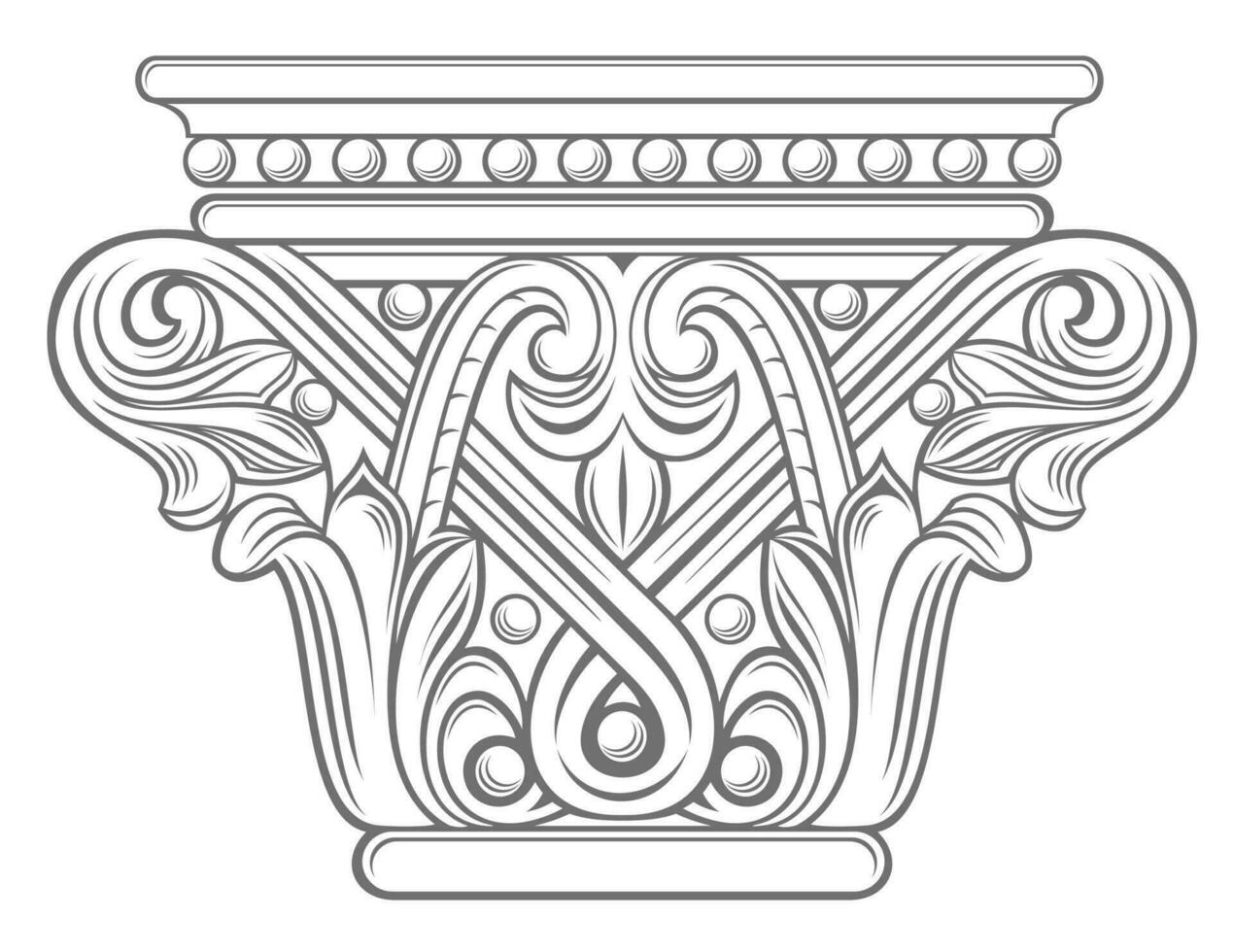 Classic graphic templates for printing or icons, logos. vector