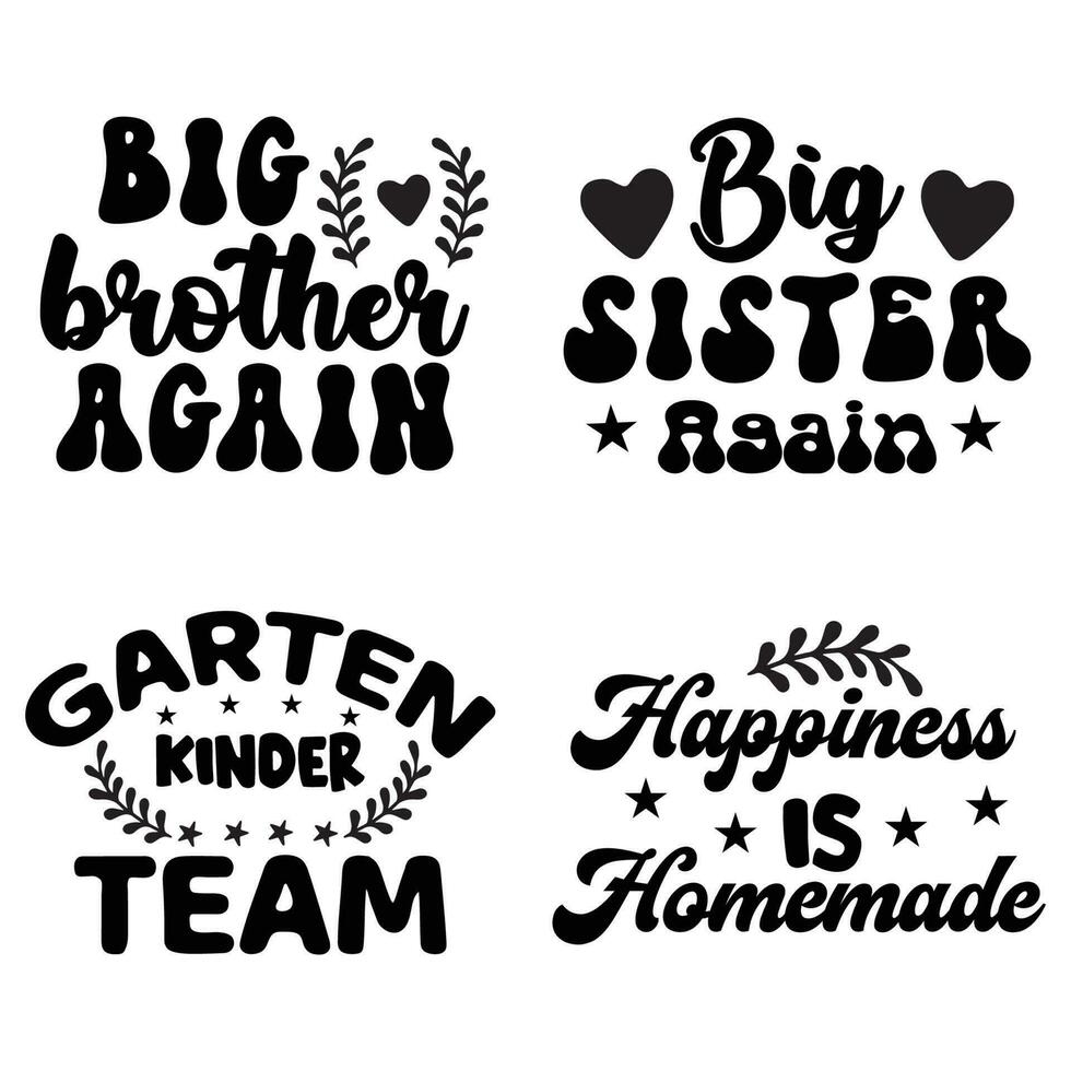 family t shirt design bundle ,Digital Download Bundle vector