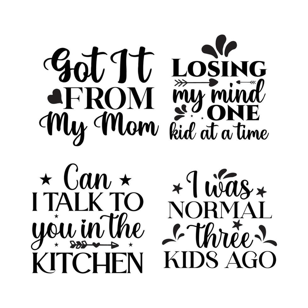 funny mom   t shirt design bundle ,Digital Download Bundle vector