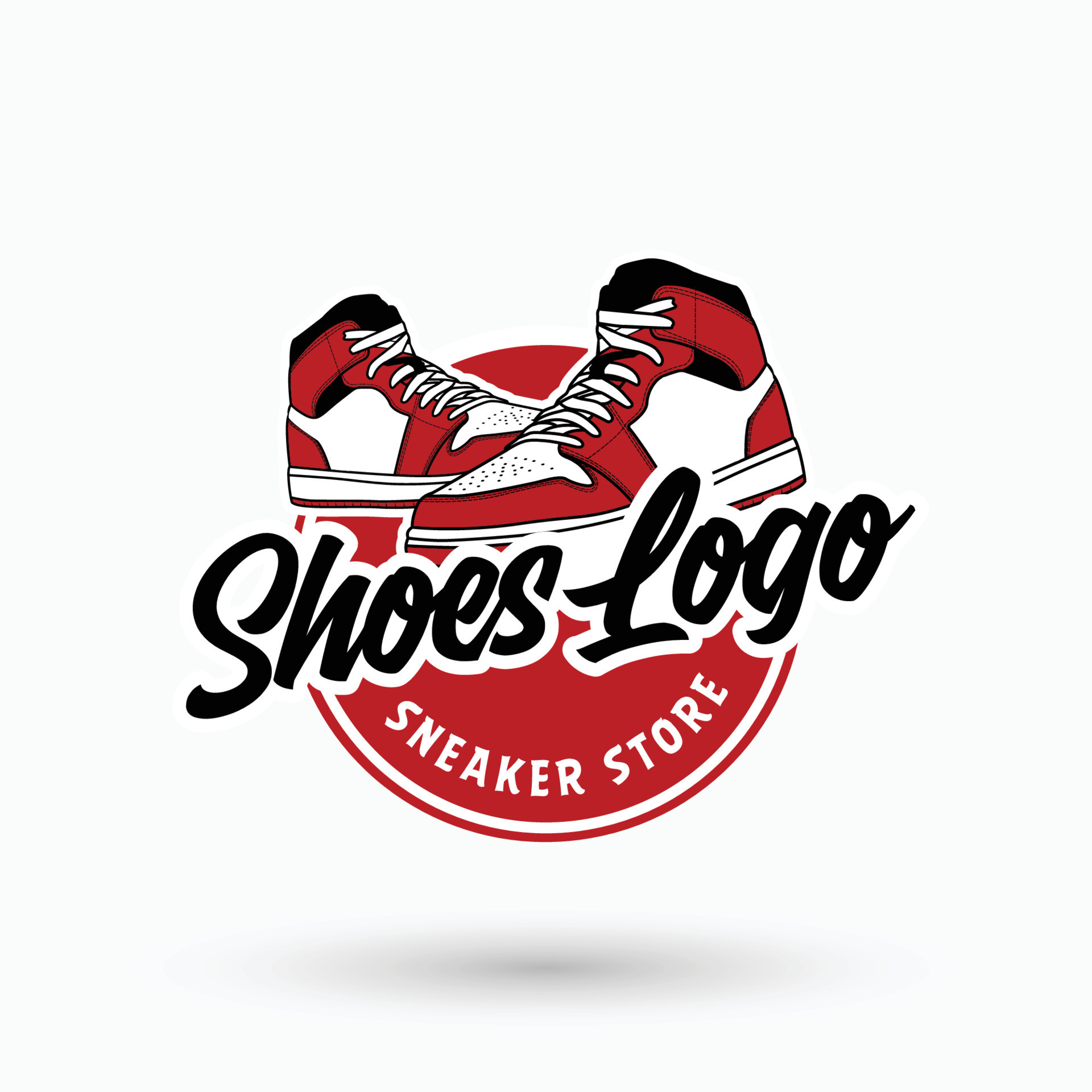 Zapatos logo diseño zapatillas logo diseño 23606821 Vector en Vecteezy