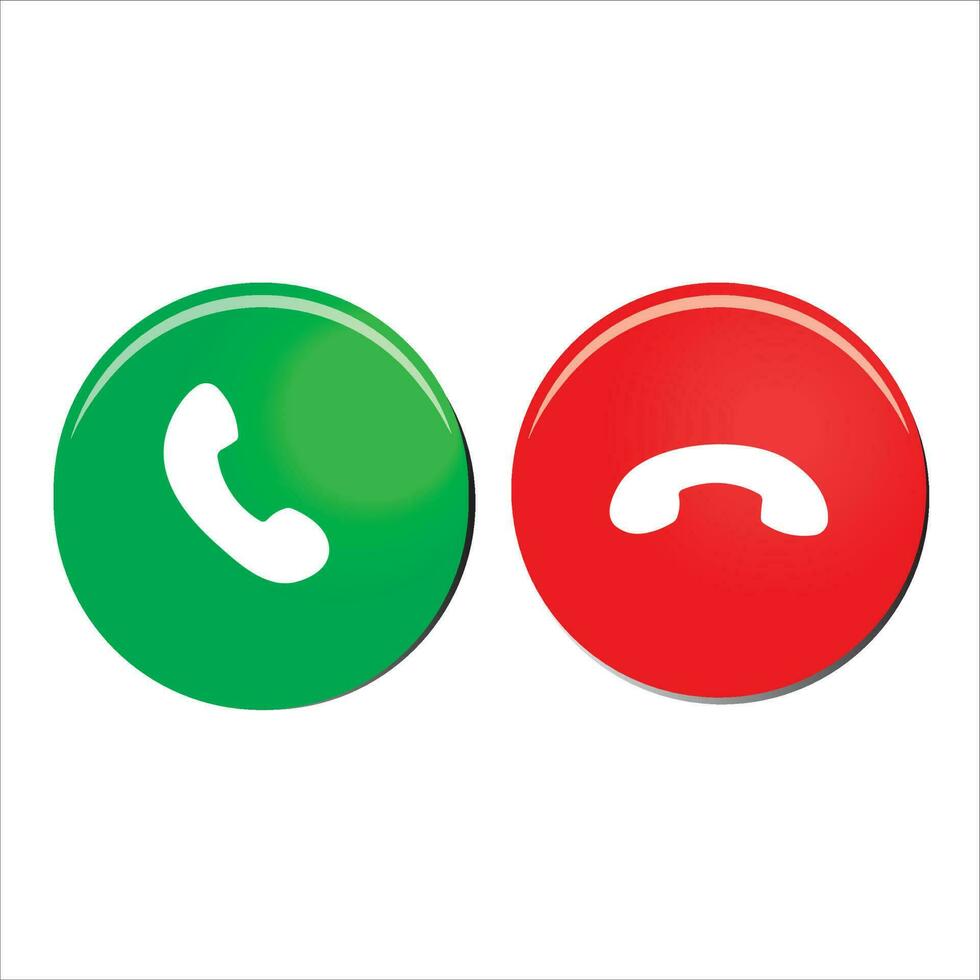 phone call buttons, icon, vector, illustration, symbol vector